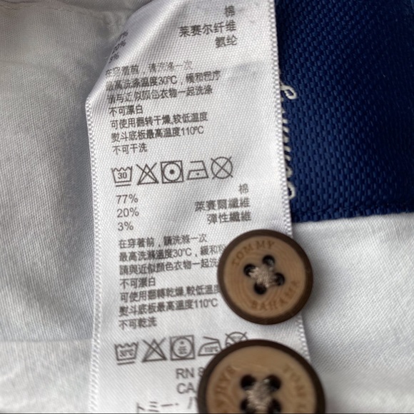 Tommy Bahama light blue stretch cotton shorts - Picture 7 of 9